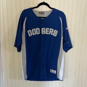 Majestic Blue and White Dodgers Jersey